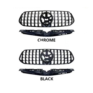 Grille de pare-chocs avant de remplacement à <span class=keywords><strong>prix</strong></span> usine Grille avant noire brillante en ABS chromé pour <span class=keywords><strong>Mercedes</strong></span> Benz <span class=keywords><strong>GLE</strong></span> W167 <span class=keywords><strong>GLE</strong></span> <span class=keywords><strong>53</strong></span> <span class=keywords><strong>GLE</strong></span> 63 - Product Image 2