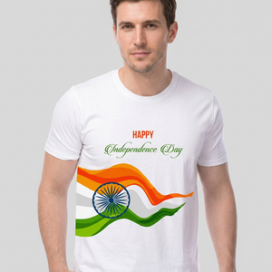 Customizable Men's Short Sleeve O-Neck Jersey <b>T</b>-<b>Shirt</b> 100% Cotton Eco-Friendly Anti-Pilling Digital Printed National Flag Design - Product Image 1