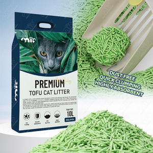 High Quality Cat Litter Tofu Quick Clumping 99 Percent Dust Free Biodegradable Bulk Sale Tofu Cat Litter for Supermarket Chains