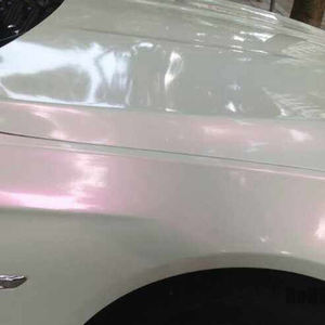 Wrapmaster 1.52*18M Air Gelembung Gratis Mobil Dekorasi Putih Menjadi Merah Matte Putih Mutiara Bunglon PVC Vinyl Film - Product Image 4