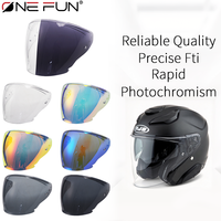 Visière photochromique pour demi-casque HJC F31 I31 HJ-43 HJ43, lentille photochromique, bouclier de remplacement étanche, protection UV, accessoires de moto