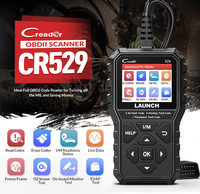 Nuevo lanzamiento Creader 529 OBD2 escáner herramienta de diagnóstico automotriz OBDII lector de código de error leer OBD Scan lector de código DIY CR529