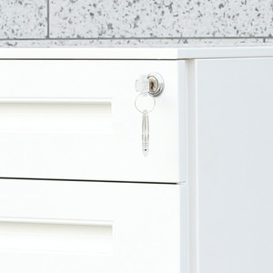 Archivador de 3 cajones con toboganes silenciosos y cerradura para uso en la oficina - Product Image 6