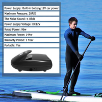 Batterie électrique haute pression à fonctionnement Simple pour l'extérieur, 20psi, dégonflage DC SUP pompes gonflables Paddle Board pompe à Air