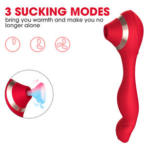 Pistola de Masaje Corporal Cupid Magic, Vibrador Femenino de Doble Cabezal, Fabricación en Guangdong, <span class=keywords><strong>China</strong></span>, Técnica de Succión Instantánea, Sexo más Seguro - Product Image 2