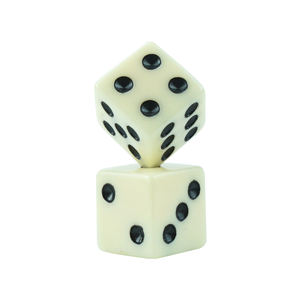 סיטונאי 12 מ "מ 6 צדדיו שנהב קוביות אקריליק 2 גרם לוח משחק קוביות אקריליק בפינה - Product Image 2