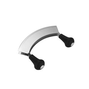 Cuchillo manual de acero inoxidable Syh1487 para picar ensaladas y cortar pizza, tipo balancín, sostenible, al por mayor - Product Image 4