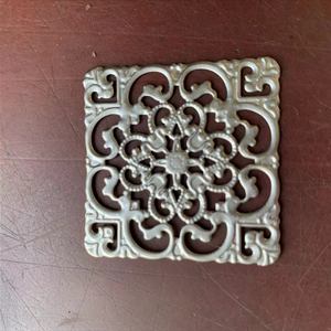 Boîte à chapelet <span class=keywords><strong>en</strong></span> argent miraculeux de 40mm représentant Notre-Dame de Grâce. - Product Image 4