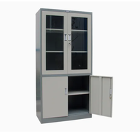 Meuble de bibliothèque commercial modulaire en métal durable à design traditionnel, armoire à classeurs/étagère réglable pour usage scolaire et en entrepôt
