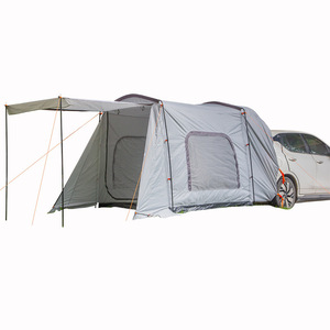 Carpa de techo para coche, 190x260x180cm, doble capa, impermeable, para 3-5 personas, camping al aire libre - Product Image 4