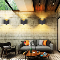 Applique murale extérieure LED étanche IP65 en aluminium, éclairage supérieur et inférieur