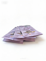 Sachet d'emballage biodégradable à fond plat et soufflet latéral, finition douce au toucher, thermoscellable, personnalisable pour aliments, aliments pour bébés, sushis et salades