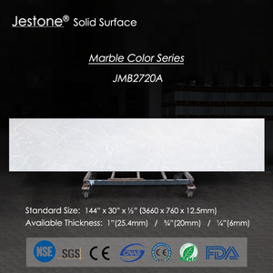 Plaques de surface solide à motifs Stoneware Specifiers Choice, données de performance certifiées, maquettes à l'échelle réelle, ignifuges, écologiques - Product Image 3