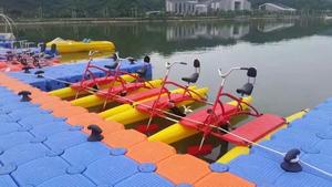 Yarış bisikleti yüzen su bisikleti deniz bisikleti su oyunları için Pedal sürücü ile hidro döngüsü bisiklet su bisikleti - Product Image 3