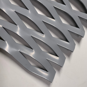 Thiết kế hiện đại nhôm mở rộng kim loại lưới pvdf tráng chống ăn mòn bền Rèm tường lưới tấm cho các tòa nhà văn phòng - Product Image 1