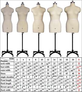 Femelle en fibre de verre réglable tailleur mannequin - Product Image 6