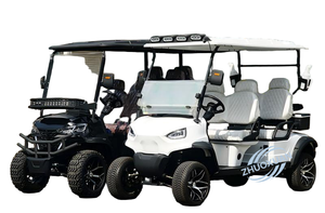 Carrito de Golf Todoterreno de 6 Plazas con Camuflaje, Vehículo Eléctrico para Zonas Turísticas y Recepción de Hoteles - Product Image 3