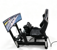 Plateforme de simulation de course en aluminium 40160 personnalisable, configuration complète, support de simulateur de conduite, plateforme de mouvement 2DOF 4DOF 6DOF pour arcade