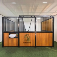 Box de chevaux portables de qualité commerciale – Système d'écuries équestres européennes pour fermes et clubs