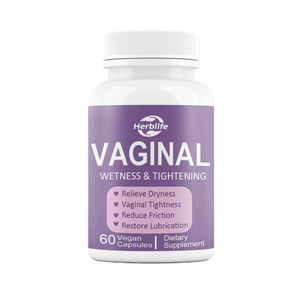 Capsules de lubrification et de resserrement vaginales à base de plantes en marque privée pour soulager la sécheresse, soutenir la lubrification, la santé intime des femmes - Product Image 1