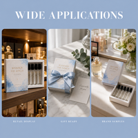 Boîte cadeau en carton rigide avec tiroir coulissant personnalisé pour flacon de parfum, insert en papier, logo personnalisé pour échantillon de parfum