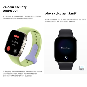 Global <span class=keywords><strong>Xiaomi</strong></span> <span class=keywords><strong>Redmi</strong></span> Watch <span class=keywords><strong>3</strong></span> schermo a colori da 1.75 pollici 5ATM impermeabile gestione della salute ossigeno nel sangue GPS Smart Watch - Product Image 4