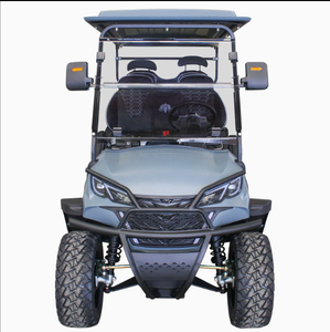 Custom Factory 4+2 Seat Stainless Steel Electric Golf Cart with Lithium Battery 36-Hole <b>Range</b> Hunting Buggy 300kg Load 24km/h - Product Image 3
