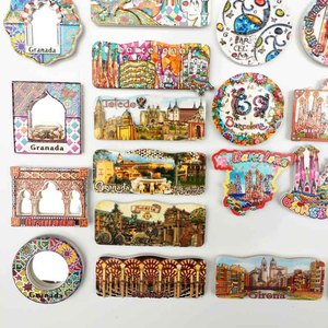 Imanes de nevera magnéticos UV decorativos y artesanales conmemorativos del <span class=keywords><strong>turismo</strong></span> español, suministro transfronterizo al por mayor de fábrica - Product Image 4