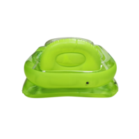 2026 Chaise longue flottante gonflable avec dossier pour piscine, matelas pneumatique en plastique