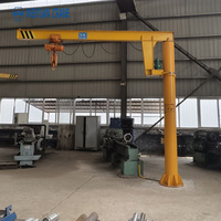 Mini-grues à flèche murales électriques Weiyuan à prix abordable avec moteur personnalisable 1-3t pour charges légères