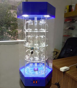 Espositore per orologio acrilico all'ingrosso con Base rotante acrilico espositore per orologio a 4 strati in acrilico - Product Image 4