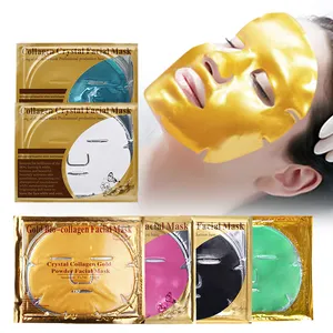 Masker Wajah Lembaran Hidrogel Herbal Kolagen untuk Kulit Kering Melembapkan Anti-Kerut Umur Simpan 2 Tahun Wanita - Product Image 3