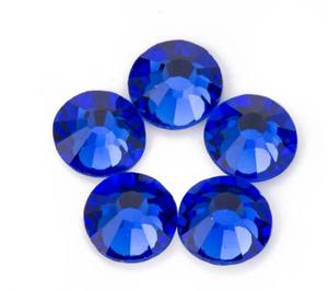 <span class=keywords><strong>Ss6</strong></span> 8 10 12 16 20 30 Marineblauwe Hotfix Ijzer Op Strass Glas Strass Applique Flatback Kristallen Steen Voor Dansjurk - Product Image 2