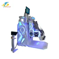 Simulateur de vol VR 9D Rotation à 360 degrés Montagnes russes pour parcs d'attractions intérieurs/extérieurs et centres commerciaux avec matériau PVC