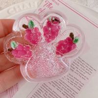 Kawaii schattige kristallen fruitjes jelly katten- & kittenpootjes cartoonvormige squishy zachte TPR materiaal stressverlichtende welkomstcadeaus