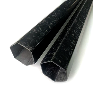 Pembuatan Profil/Tabung Heksagonal Serat Karbon ODM 3k Bentuk Kustom Sesuai Gambar - Product Image 2