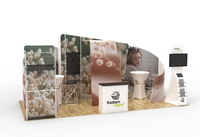 Stand d'exposition modulaire 10x20 pieds pour salons professionnels, promotionnel, moderne, pour expositions, événements, stands d'exposition