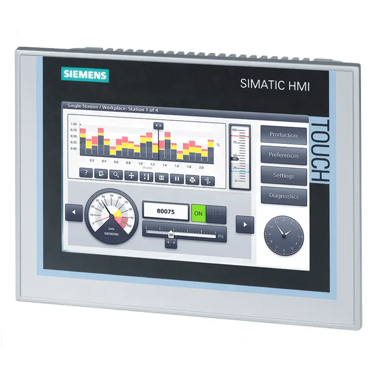 Siemens-Panel táctil de 7 pulgadas, Panel cómodo TFT SIMATIC, 6AV2124-0GC01-0AX0 HMI TP700