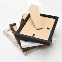 Bingkai Foto Gambar Kayu MDF Ukuran 11x14 12x16 13x19 A4 Hitam Putih Coklat Matte Gantung Dinding Grosir