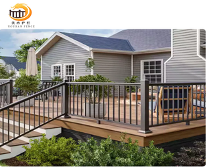 Dekorative laser geschnittene Geländer platten aus Aluminium legierung mit wärme behandelter Oberfläche, pulver beschichtet für Balkon-und Treppen geländer - Product Image 5