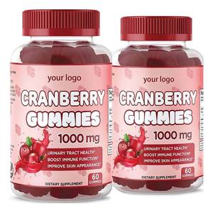 Gommes à la canneberge Marque privée végétaliennes saines pour soutenir la santé des voies urinaires - Product Image 1