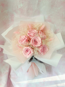 Ramo <span class=keywords><strong>de</strong></span> <span class=keywords><strong>flores</strong></span> <span class=keywords><strong>de</strong></span> rosas preservadas <span class=keywords><strong>de</strong></span> color rosa claro con seis rosas eternas Regalo <span class=keywords><strong>de</strong></span> <span class=keywords><strong>flores</strong></span> <span class=keywords><strong>para</strong></span> el Día <span class=keywords><strong>de</strong></span> San Valentín Día <span class=keywords><strong>DE</strong></span> LA MADRE <span class=keywords><strong>Cumpleaños</strong></span> - Product Image 3