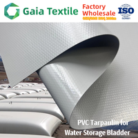 GAIA - Bolsa de Almacenamiento de Agua Plegable y Flexible Anti-UV, Tela de PVC para Agricultura, Lona Revestida de PVC