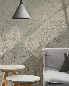 MYWIND-papel tapiz de lujo estilo bohemio para sala de estar, papel tapiz de corcho amarillo polvoriento plateado para el hogar - Product Image 6