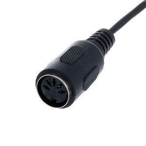 สายเคเบิล 5 พิน Din <span class=keywords><strong>MIDI</strong></span> เป็นหัวแจ็ค 3.5 มม. TRS มุมฉาก - Product Image 4