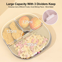 Oem Odm Fournitures d'alimentation pour bébés Assiette en silicone Tasse Bavoir Cuillère Sucette aux fruits Ensemble d'alimentation en silicone pour bébé avec boîte-cadeau pour enfants