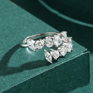 Ada jewelry s925 joias, joias para a eternidade, luxo, joias de alta qualidade, anel de zircônia cúbica