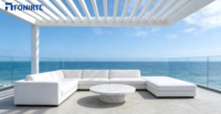 Clôture en alliage d'aluminium pour la sécurité et l'intimité, avec finition thermolaquée, design moderne pour jardin, balcon et bordure d'escalier