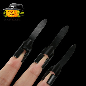 Set de Nariz y Uñas de Bruja, Accesorios de Disfraz de Halloween de Plástico, Accesorio de Maquillaje Unisex - Product Image 3