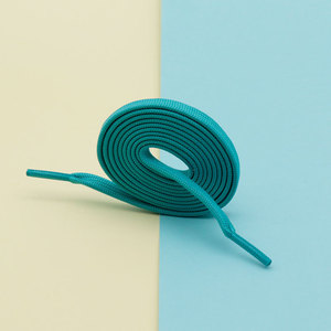 Lacets plats creux double couche en polyester 8MM personnalisés et colorés - Lacets pour baskets, chaussures en toile, skateboard, décontractées, vente en gros - Product Image 1